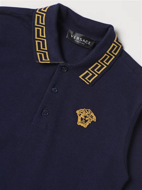 young versace polo|Versace boys shoes.